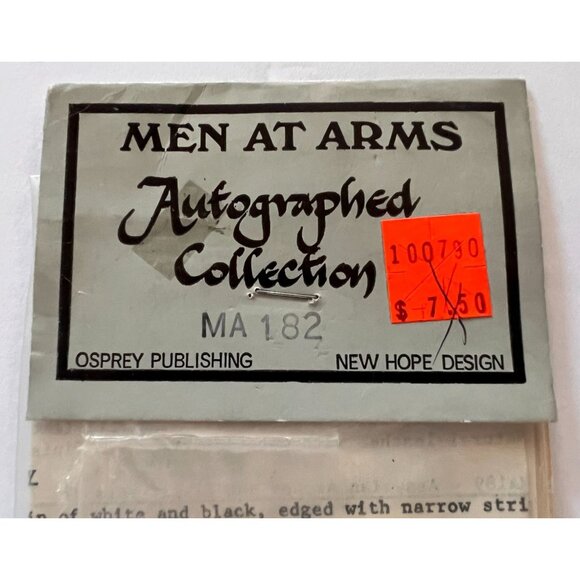 Men At Arms Autographed Collect MA182 Osprey Publishing New Hope Design Figurine - Picture 2 of 6